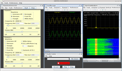 AudioAnalyzer Screen Shot