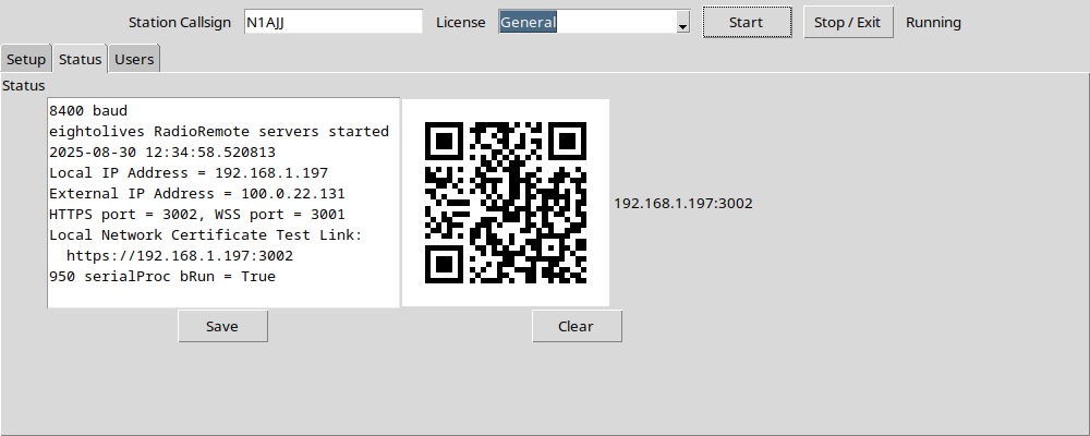 Status Tab
